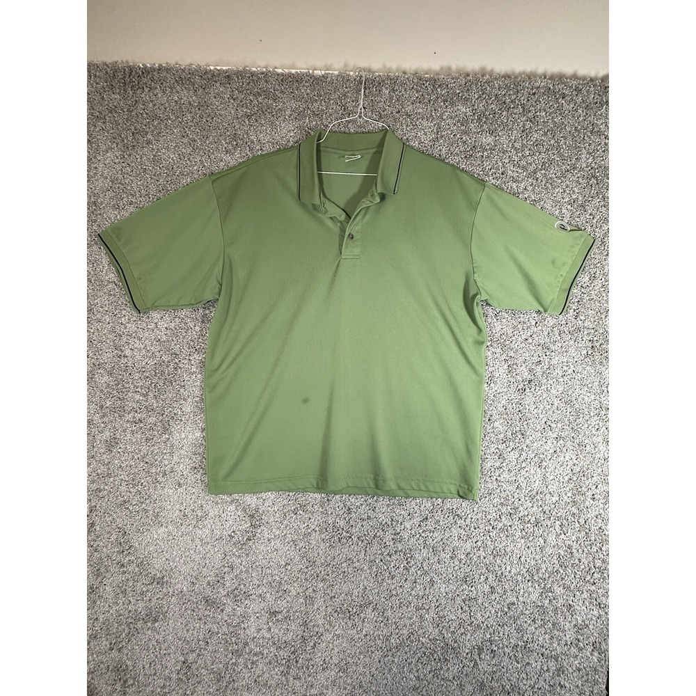 Superior Uniform Group Green Polo Shirt Short Sleeve Size‎ Large
